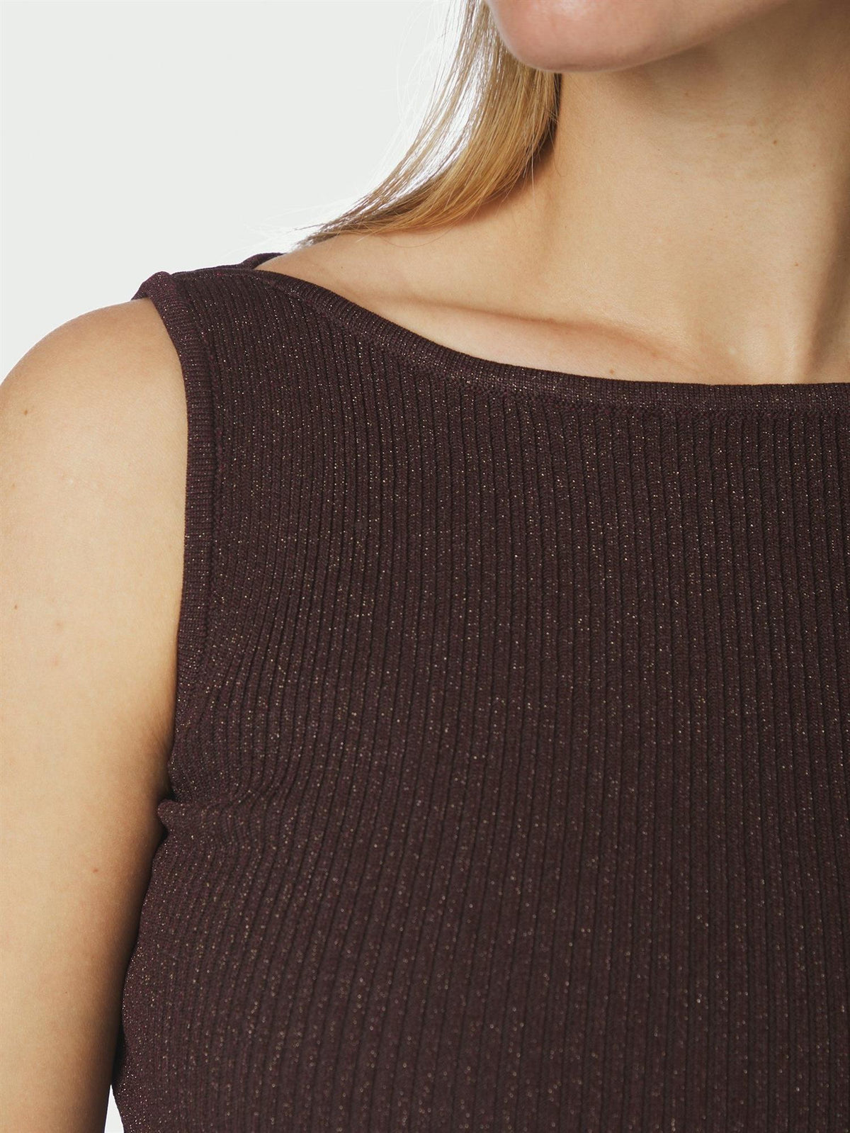 NEO NOIR Talia Glitter Knit Top