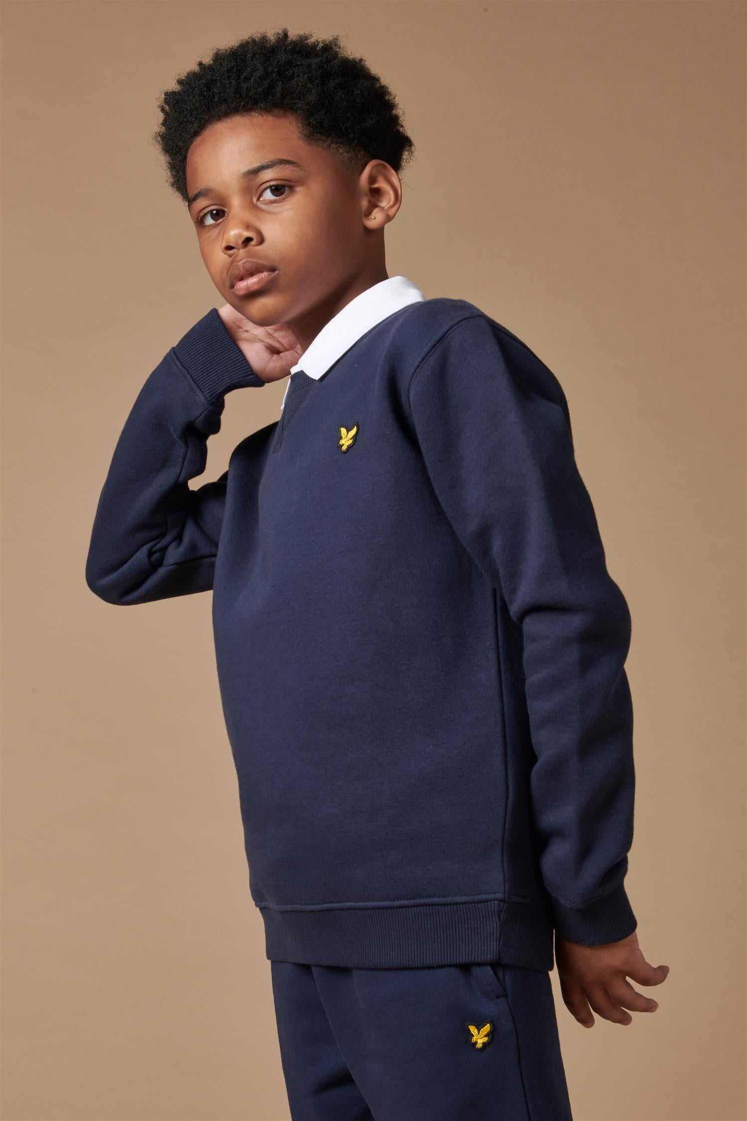 LYLE & SCOTT Classic crew neck Mørkeblå