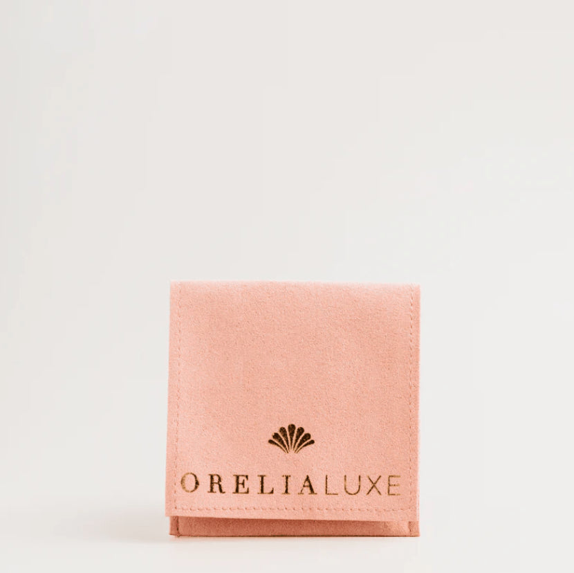 ORELIA Luxe Polished Linear Chunky Hoop