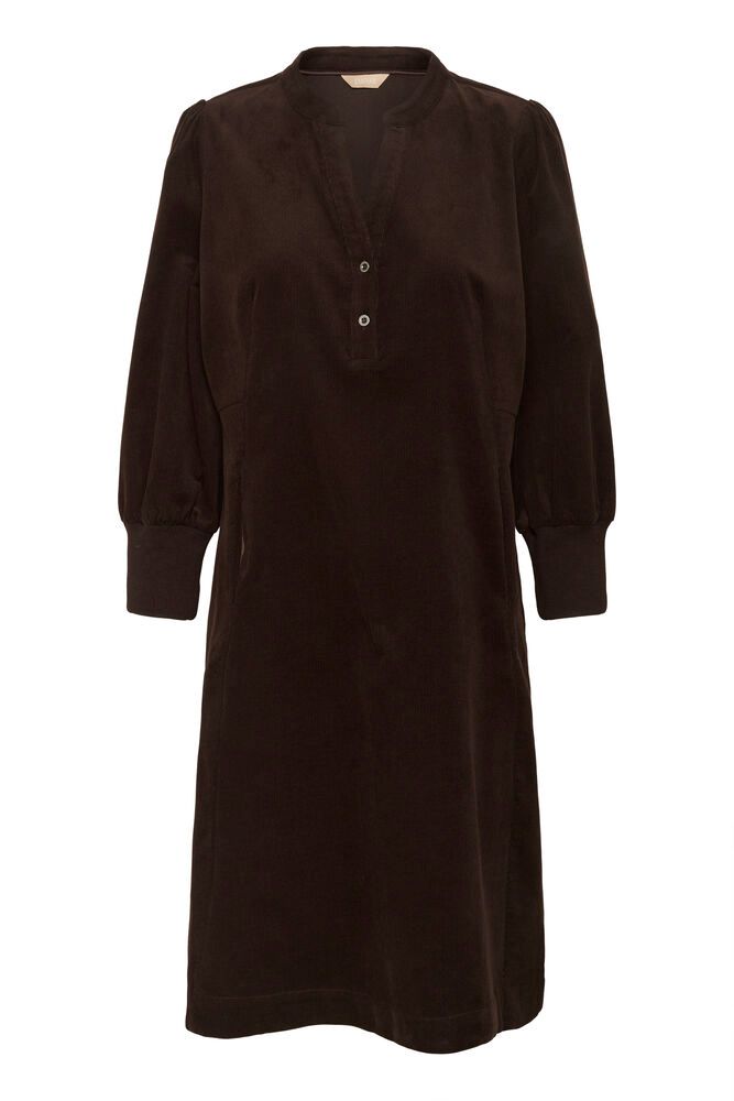CULTURE Rhaena Dress Coffee Bean