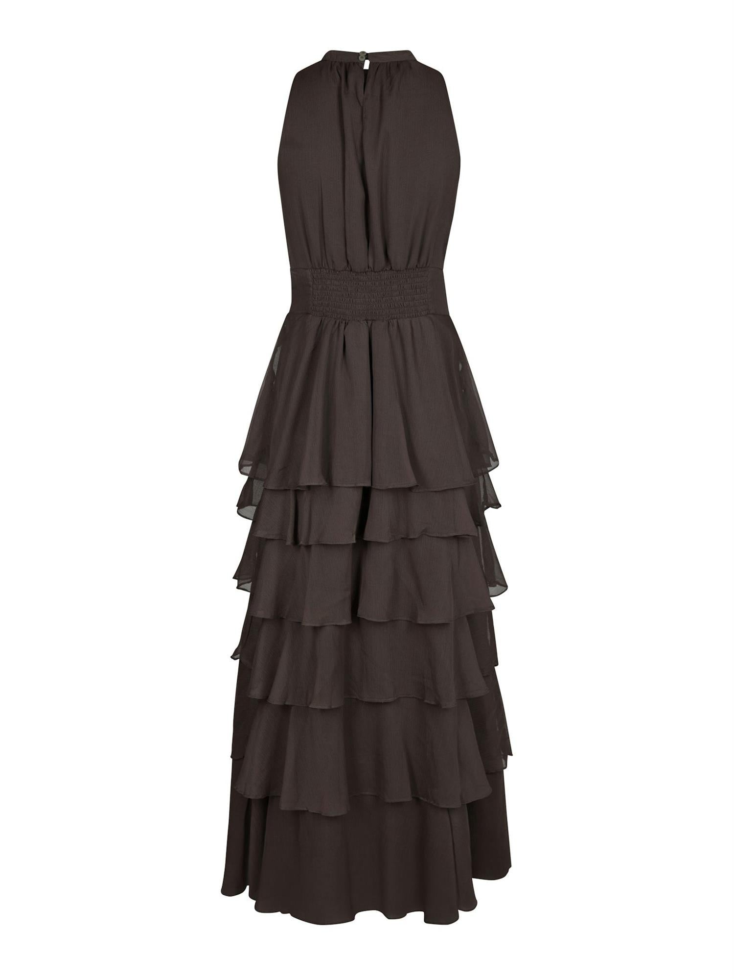 NEO NOIR Marli Solid Chiffon Dress - Farmor Ingvarda