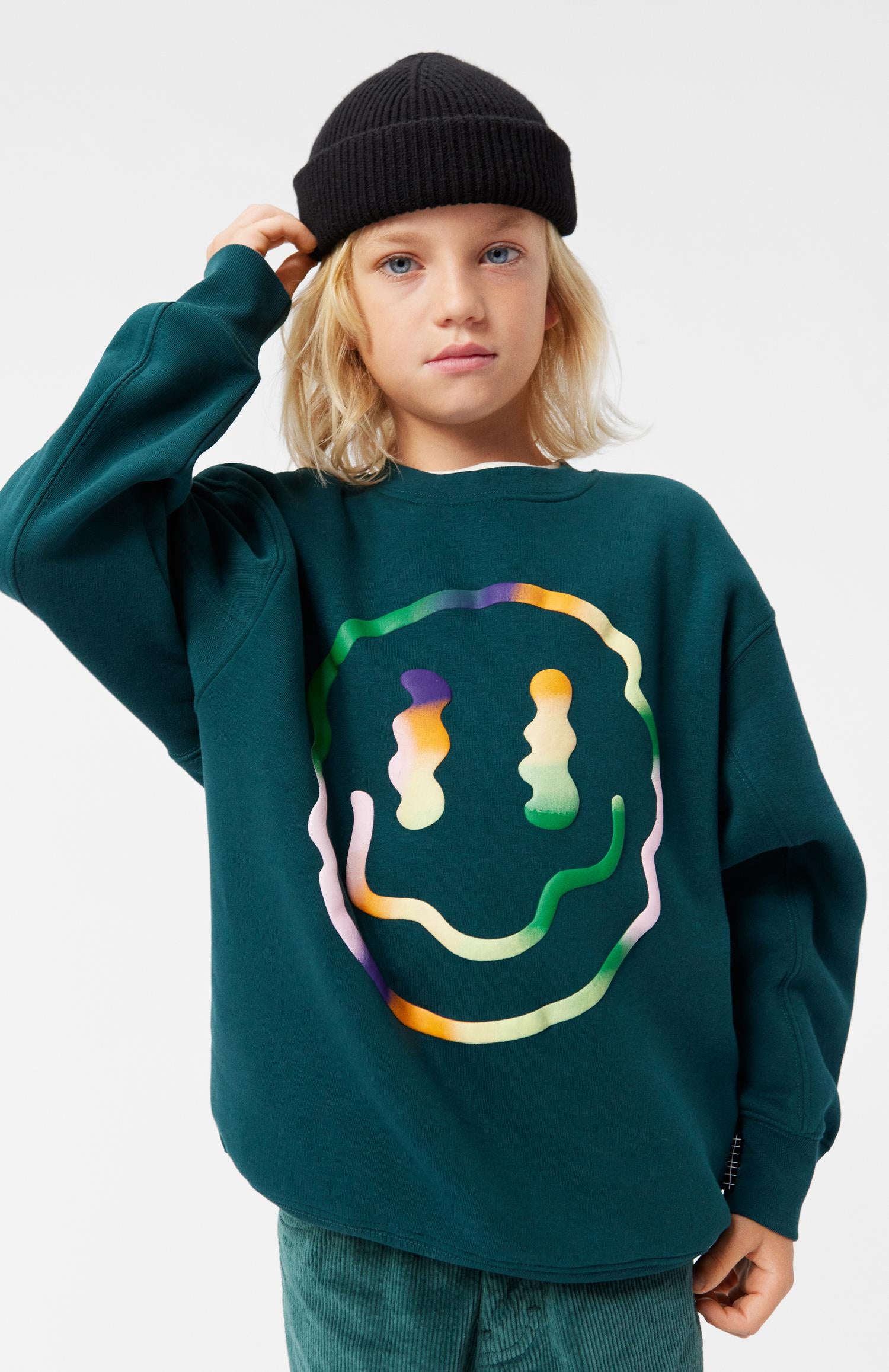 MOLO 4-12ÅR Magni Sweater Mørkegrønn