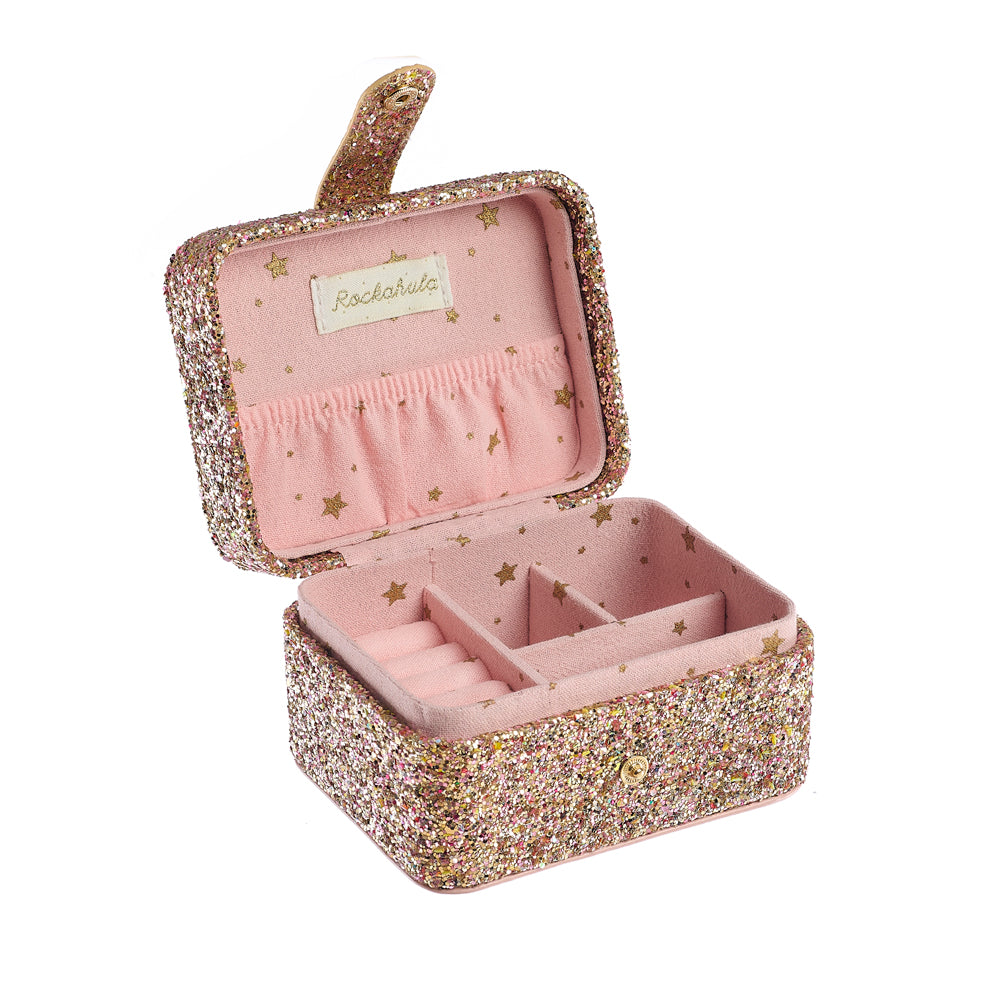 ROCKAHULA Kids Confetti Glitter Jewellery Box,Gull