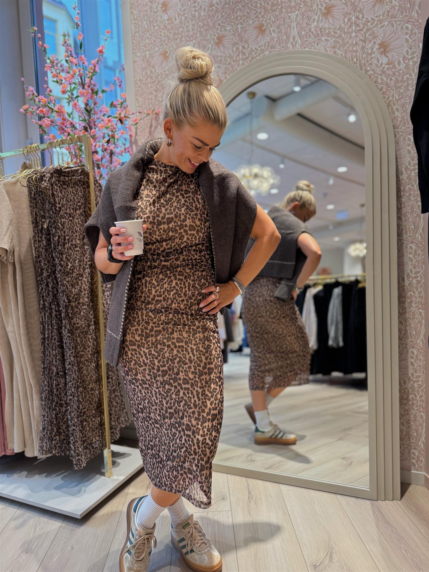 SAINT TROPEZ Loreen Dress Leopard