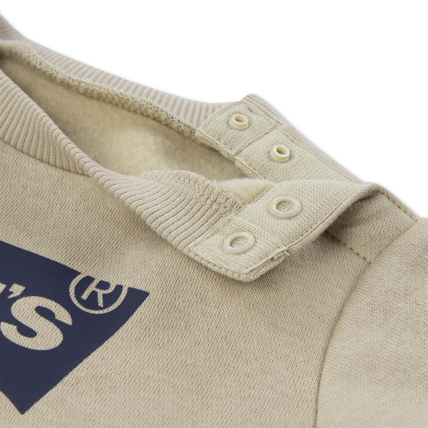 LEVIS 0-3ÅR Genser m/logo Beige