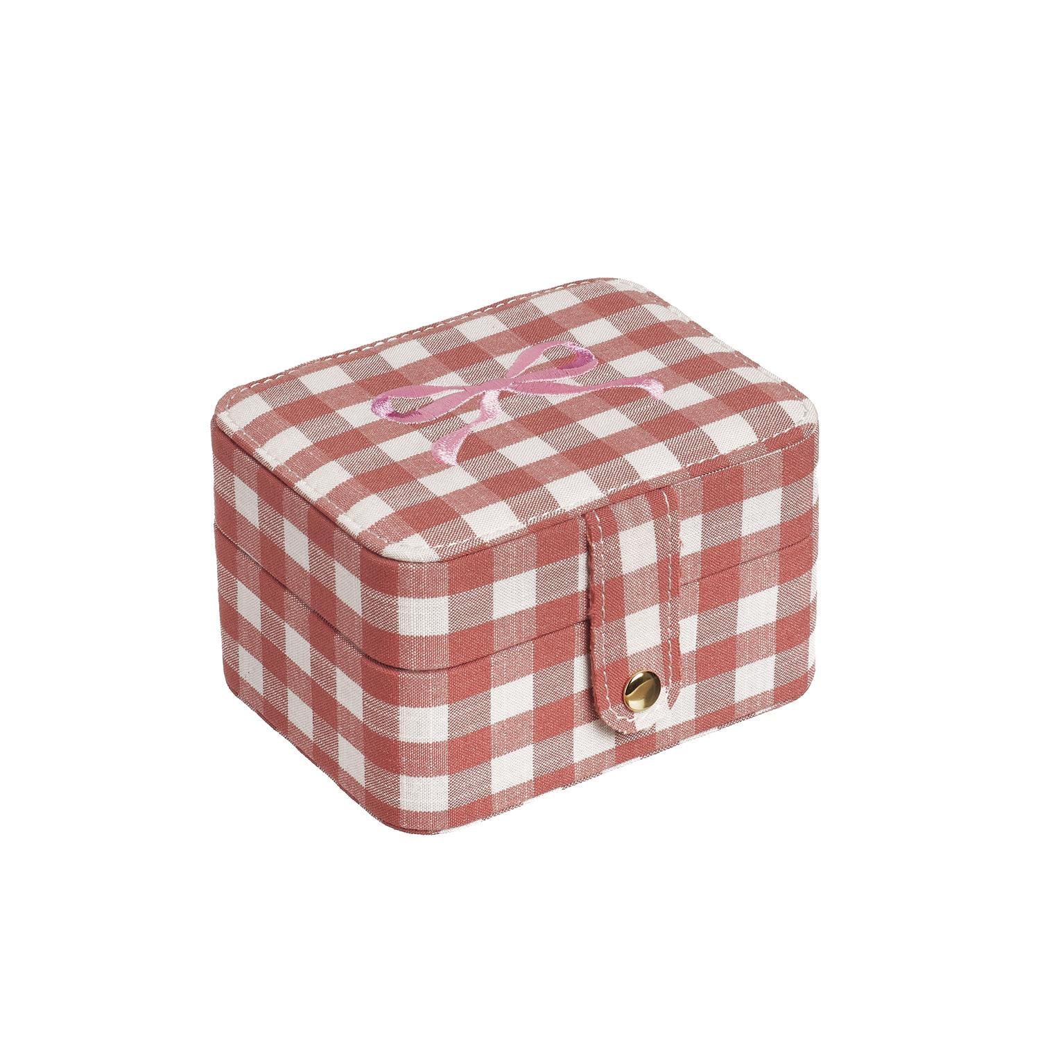 ROCKAHULA Kids Gingham Bow Jewellery Box - Farmor Ingvarda