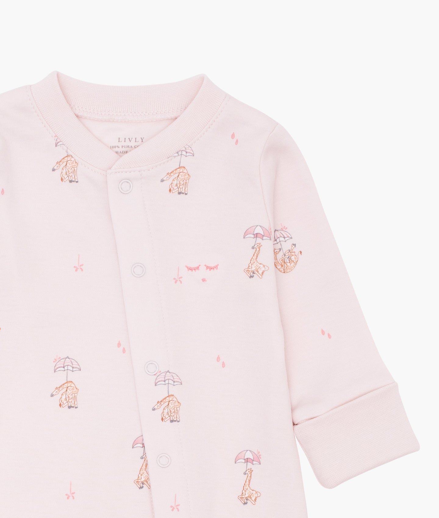 LIVLY Giraffe Overall Lys Rosa