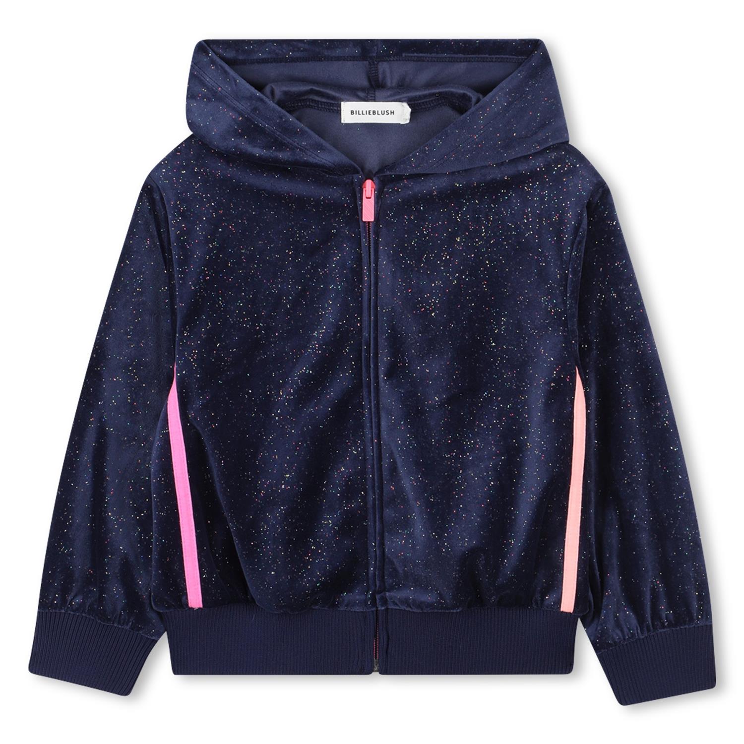 BILLIEBLUSH Hettejakke m/glitter Mørkeblå