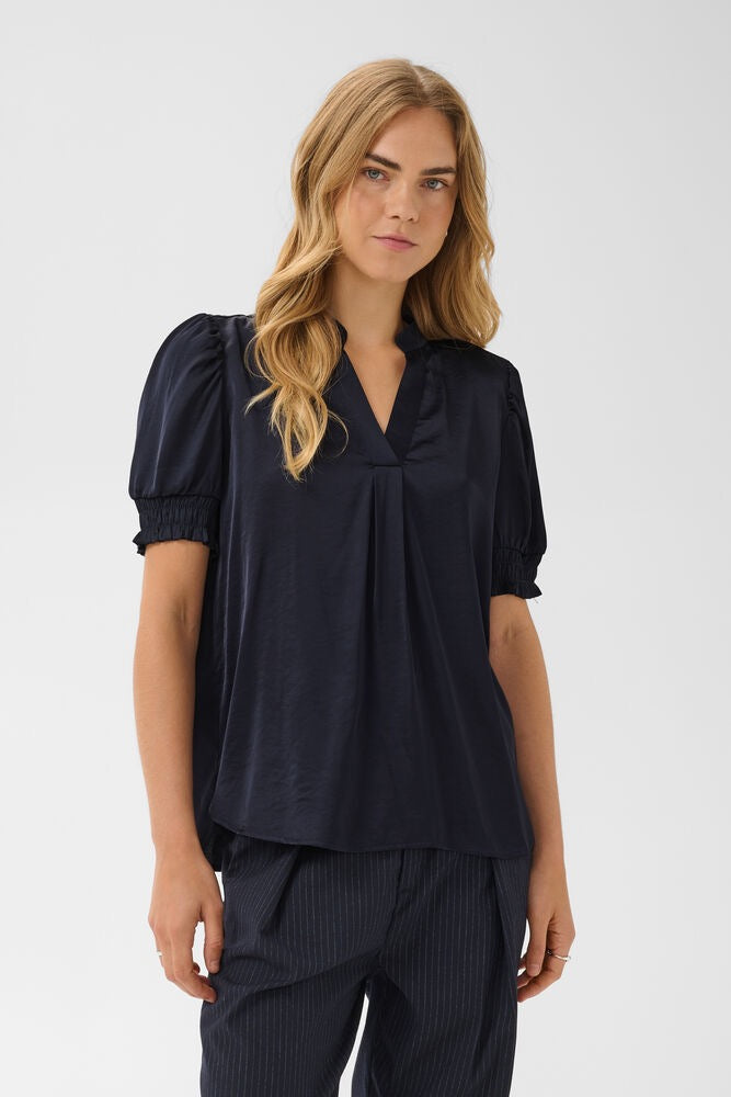 SAINT TROPEZ Panan Blouse Night Sky
