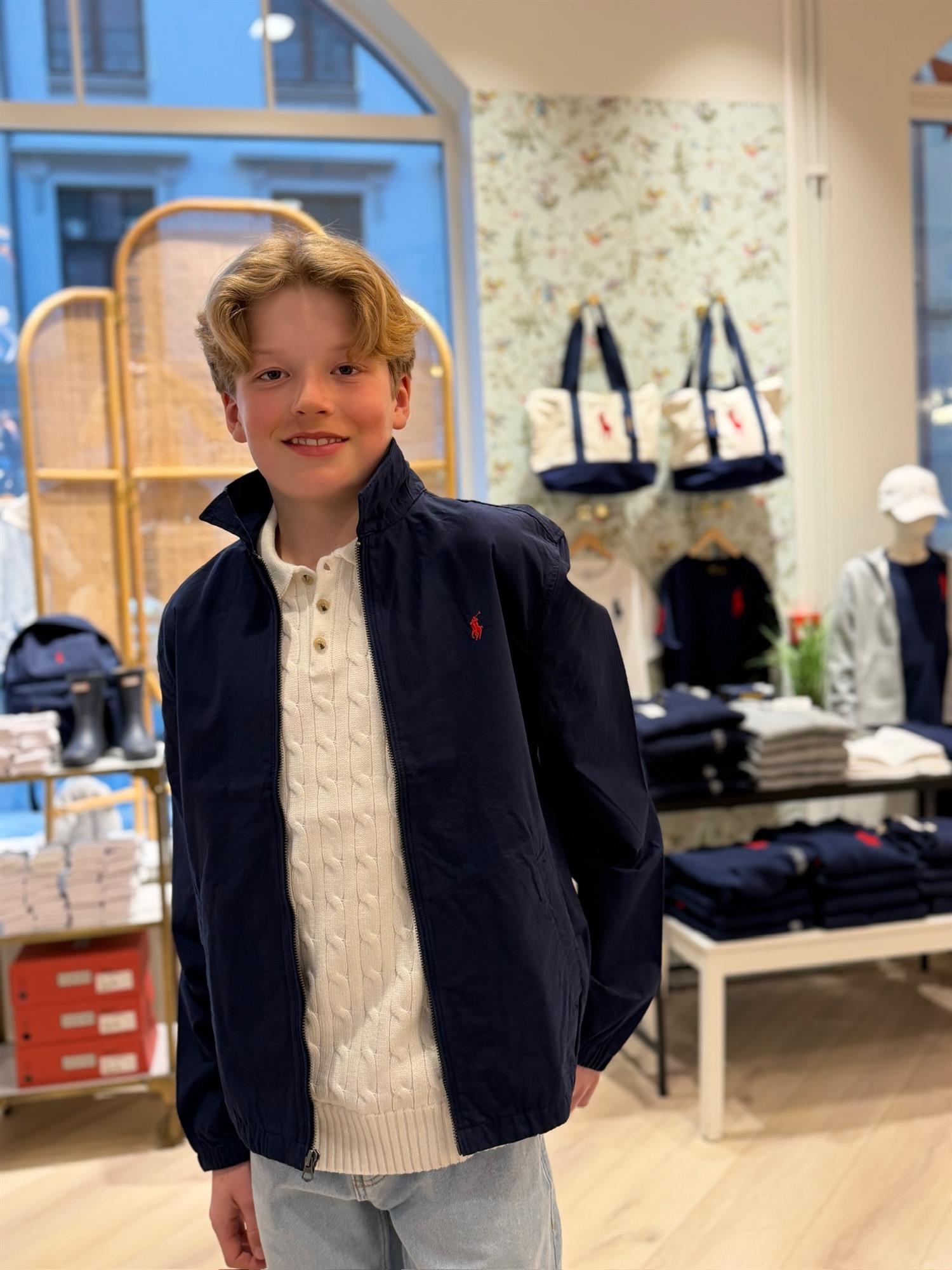 RALPH LAUREN 8-16År Ytterjakke Mørkeblå - Farmor Ingvarda