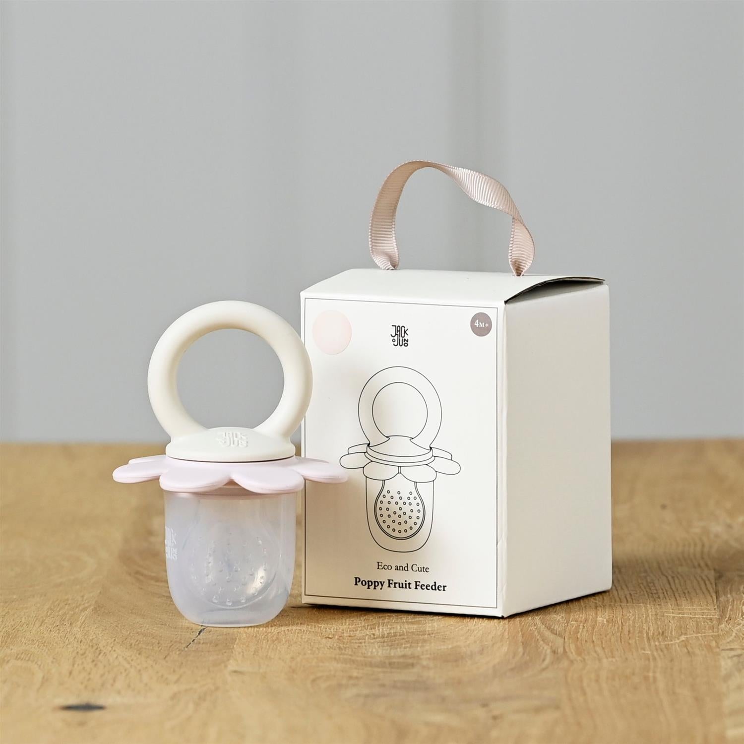 JACK o JUNO Poppy Fruit Feeder Krem/Rosa