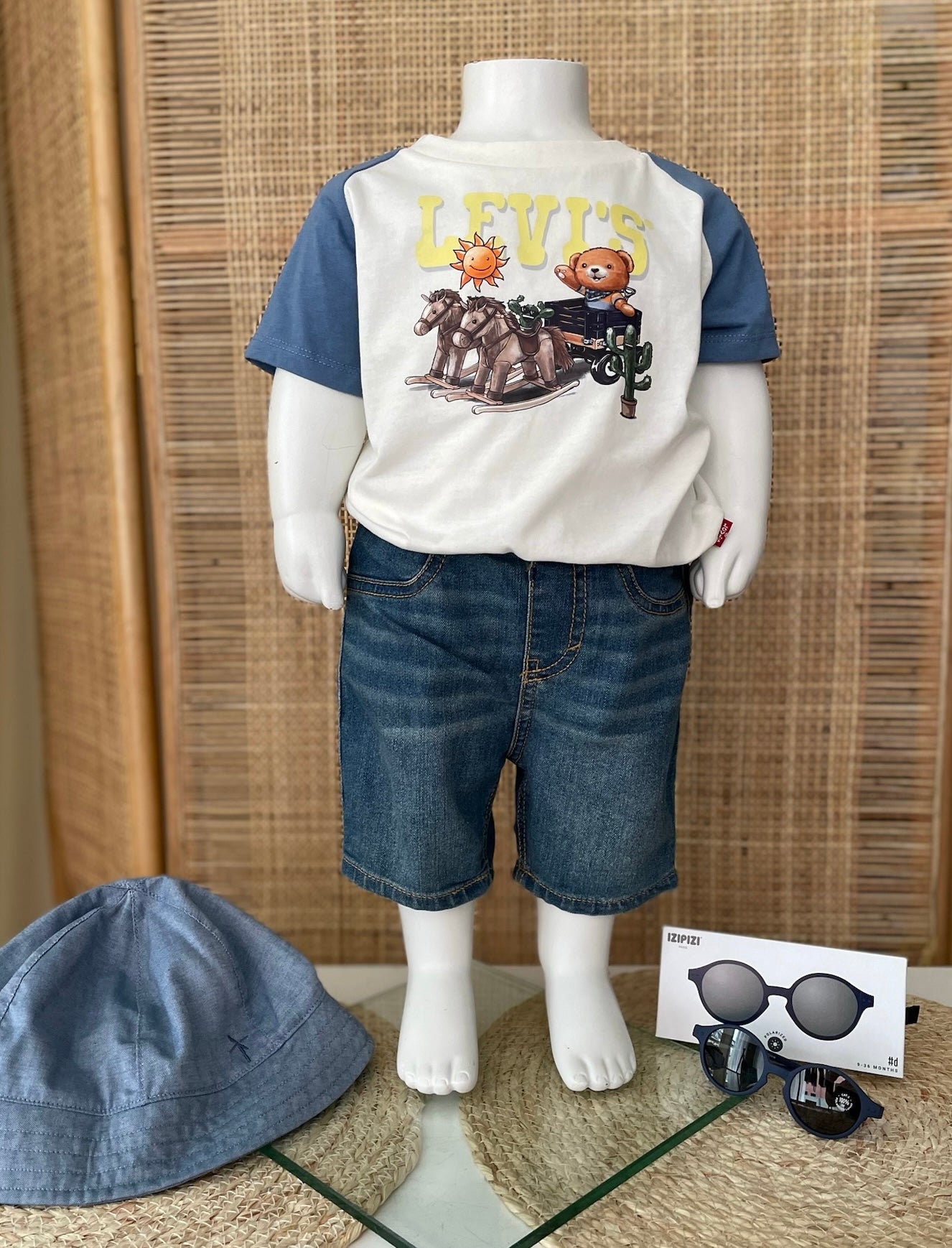 LEVIS 0-3ÅR Two piece set Jeans Blå