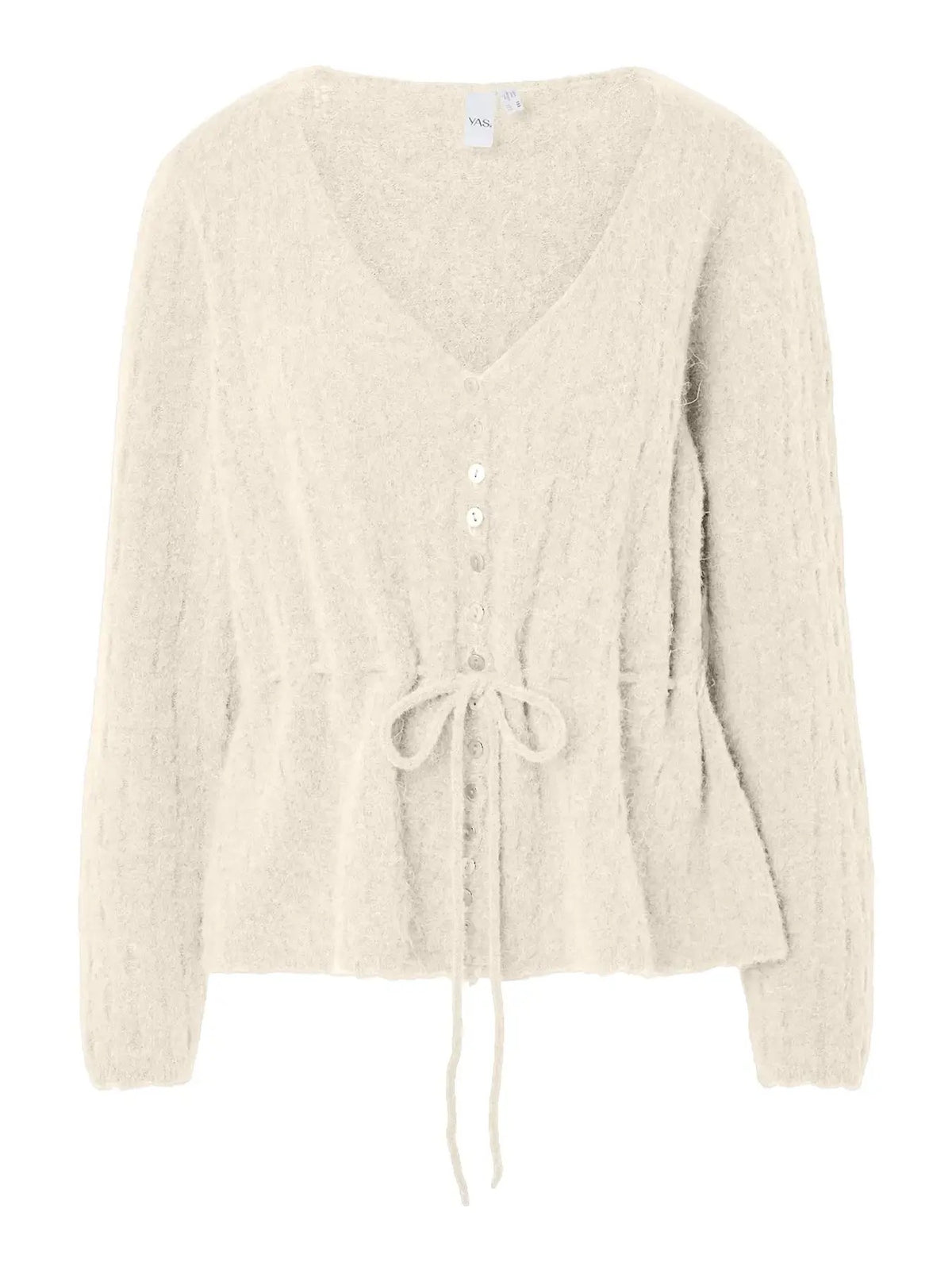 YAS Yasmellis alpaca blend knit cardigan