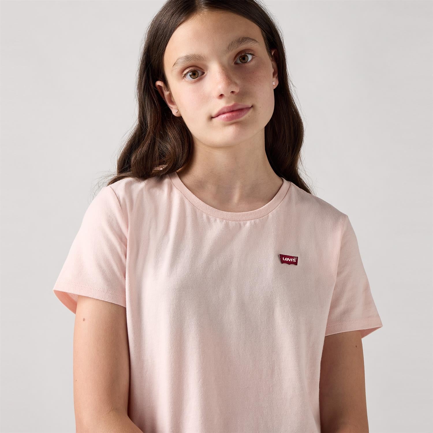 LEVIS T-skjorte m/liten logo Lys Rosa