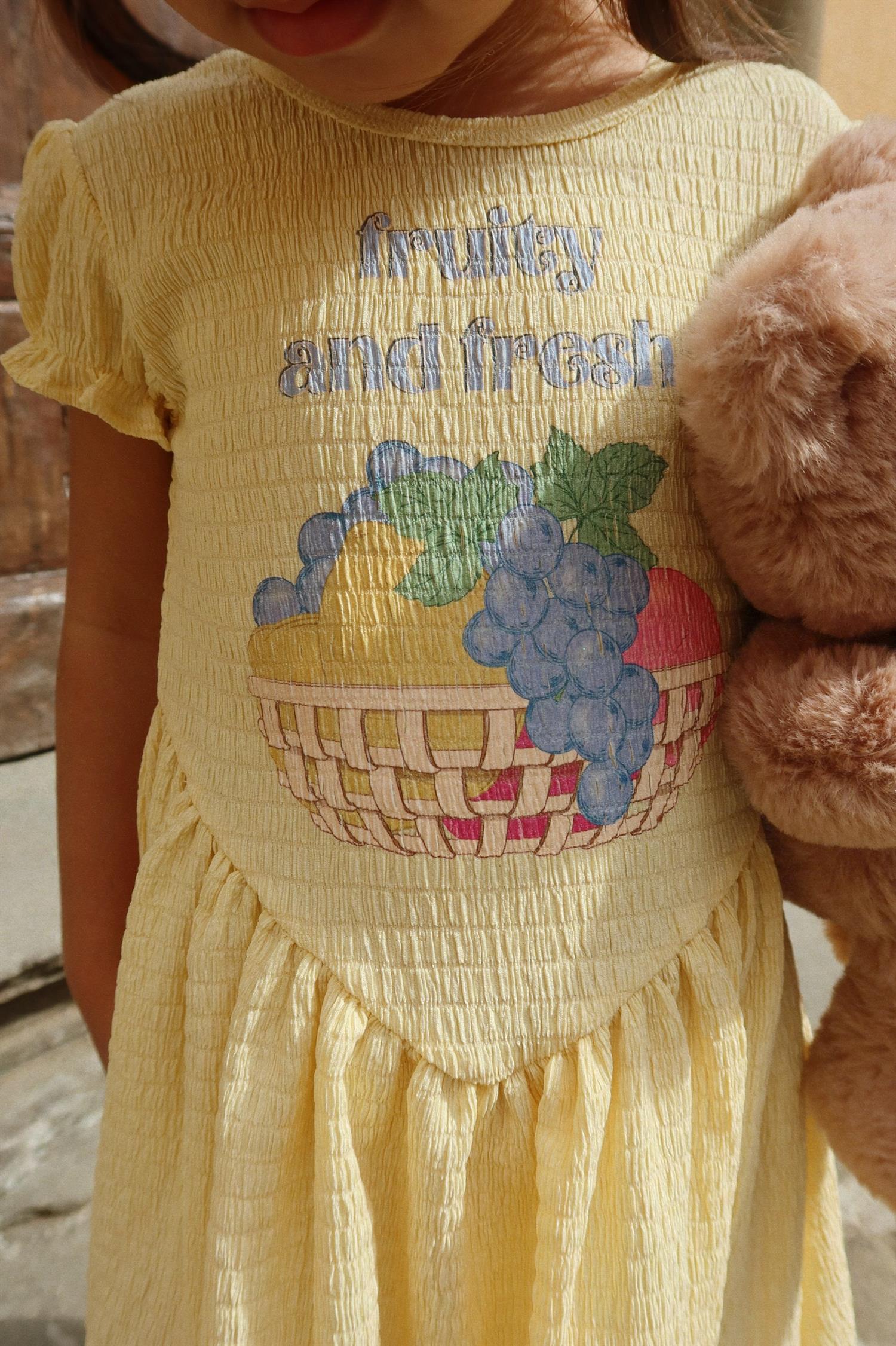 KONGES SLØJD Solilja Dress Lysegul - Farmor Ingvarda