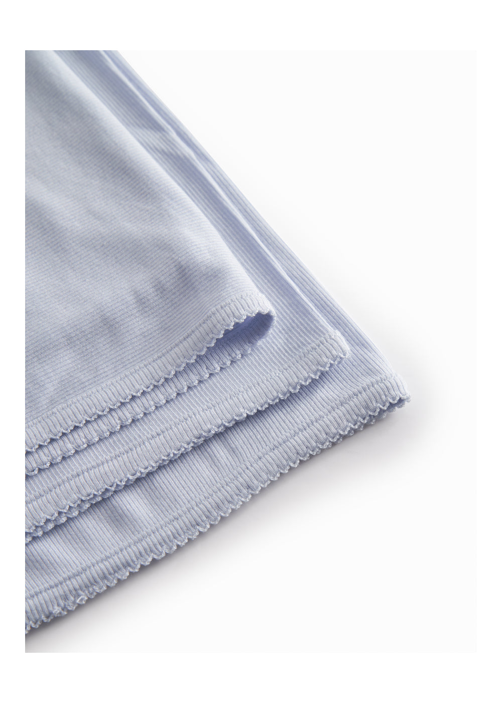 MARMAR COPENHAGEN 0-3ÅR Alida Micromodal babyteppe,Newborn Gråblå - Farmor Ingvarda