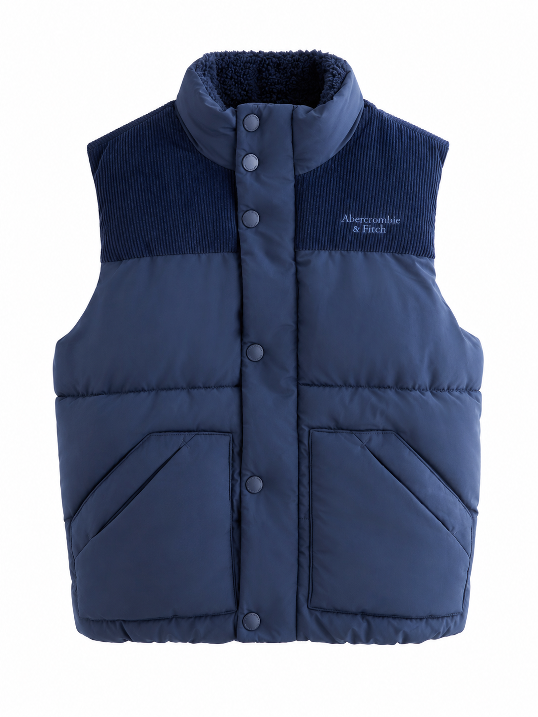 ABERCROMBIE & FITCH Boble vest Mørkeblå