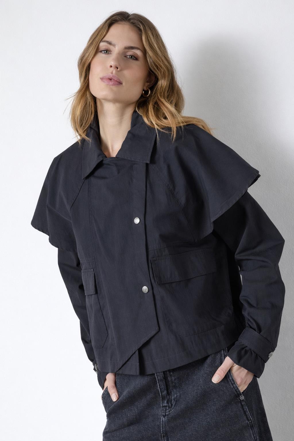 CO´ COUTURE Kesha Cape Jacket - Farmor Ingvarda