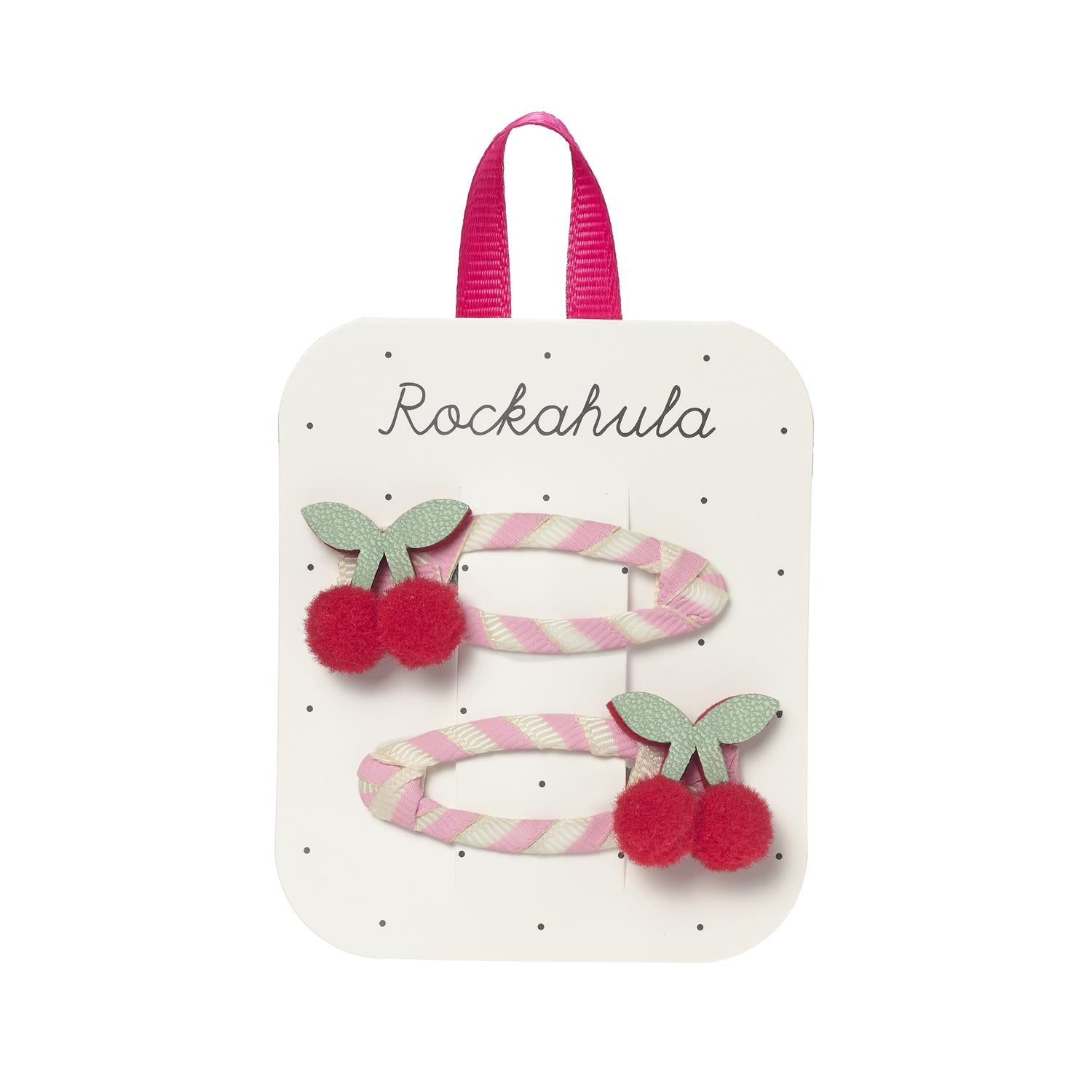 ROCKAHULA Kids Cherry Kiss Stripy Clips - Farmor Ingvarda