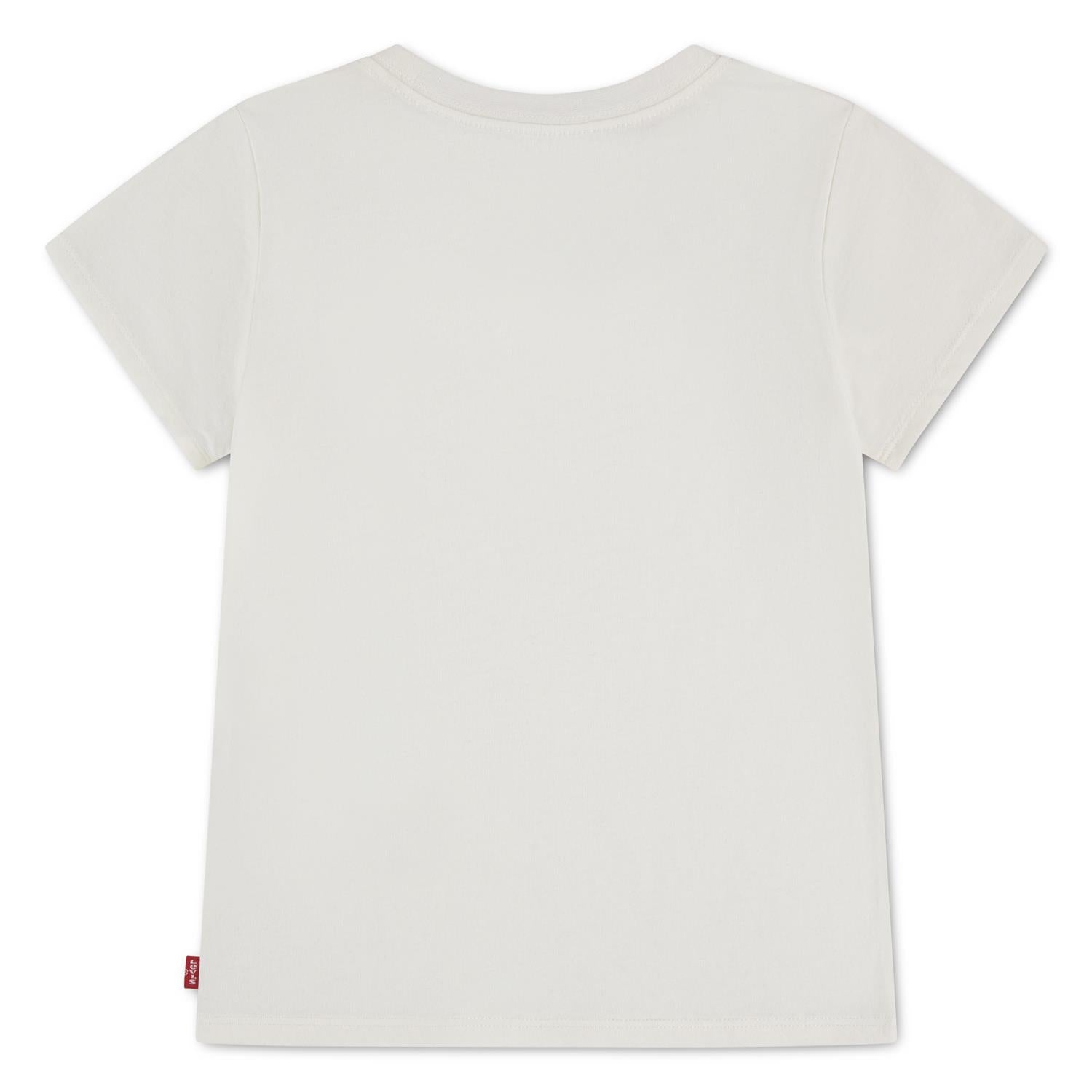 LEVIS 4-14ÅR T-skjorte m/stor logo Hvit