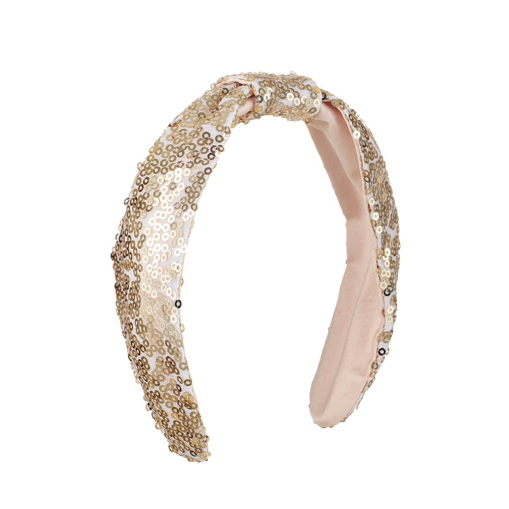 ROCKAHULA Kids Gold Sequin Headband,Gull