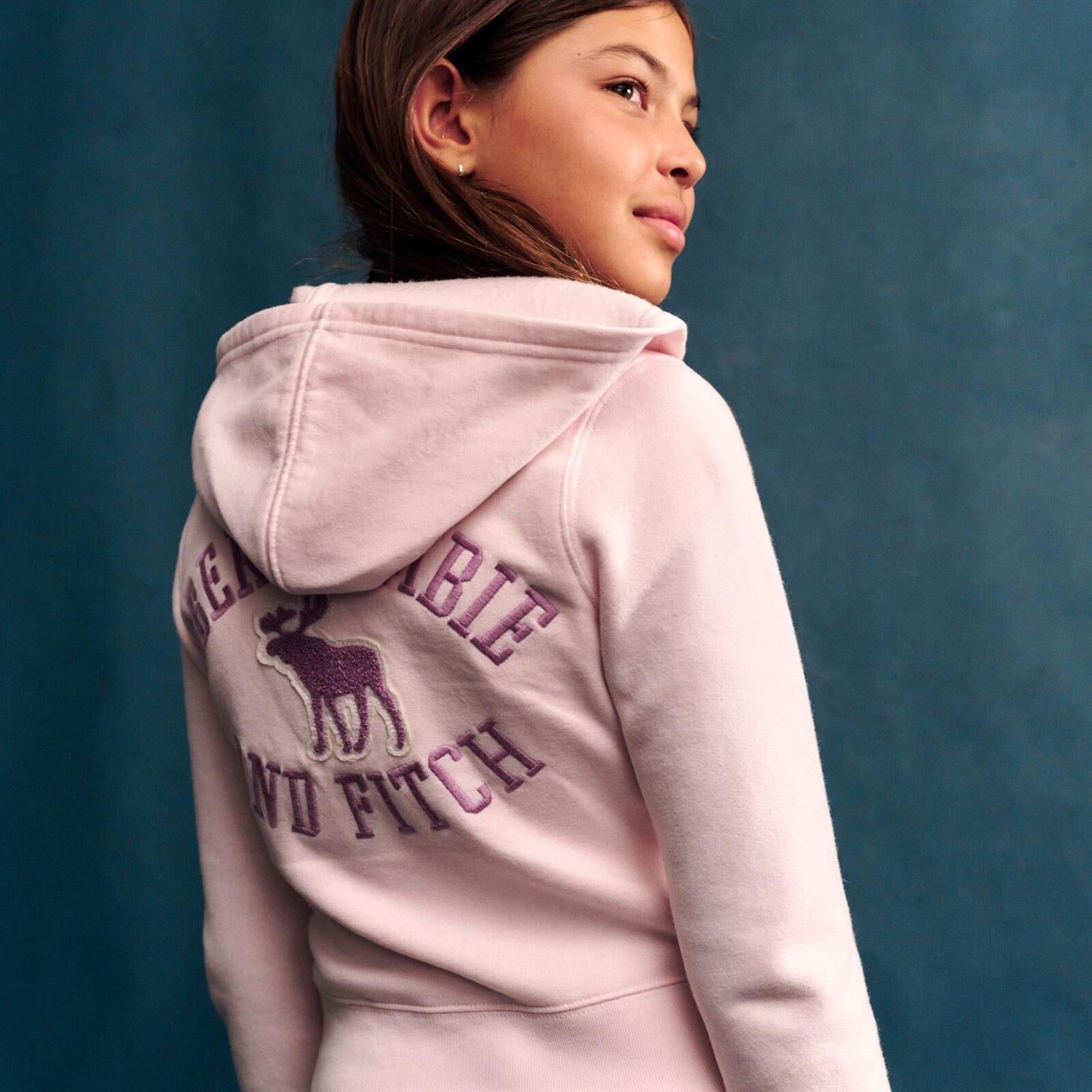 ABERCROMBIE & FITCH Hettejakke Lys Rosa