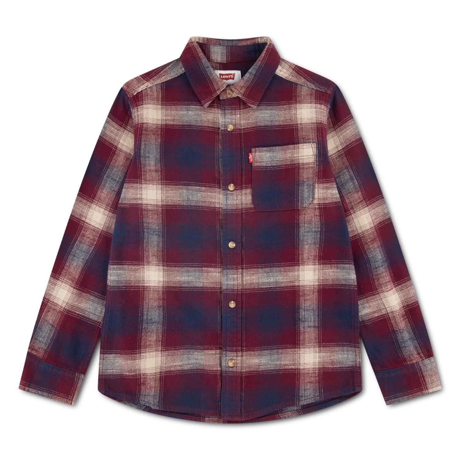 LEVIS 4-14ÅR Rutet flanellskjorte