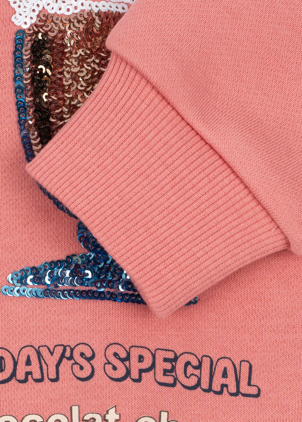 KONGES SLØJD Lou Sequin Sweat Fersken