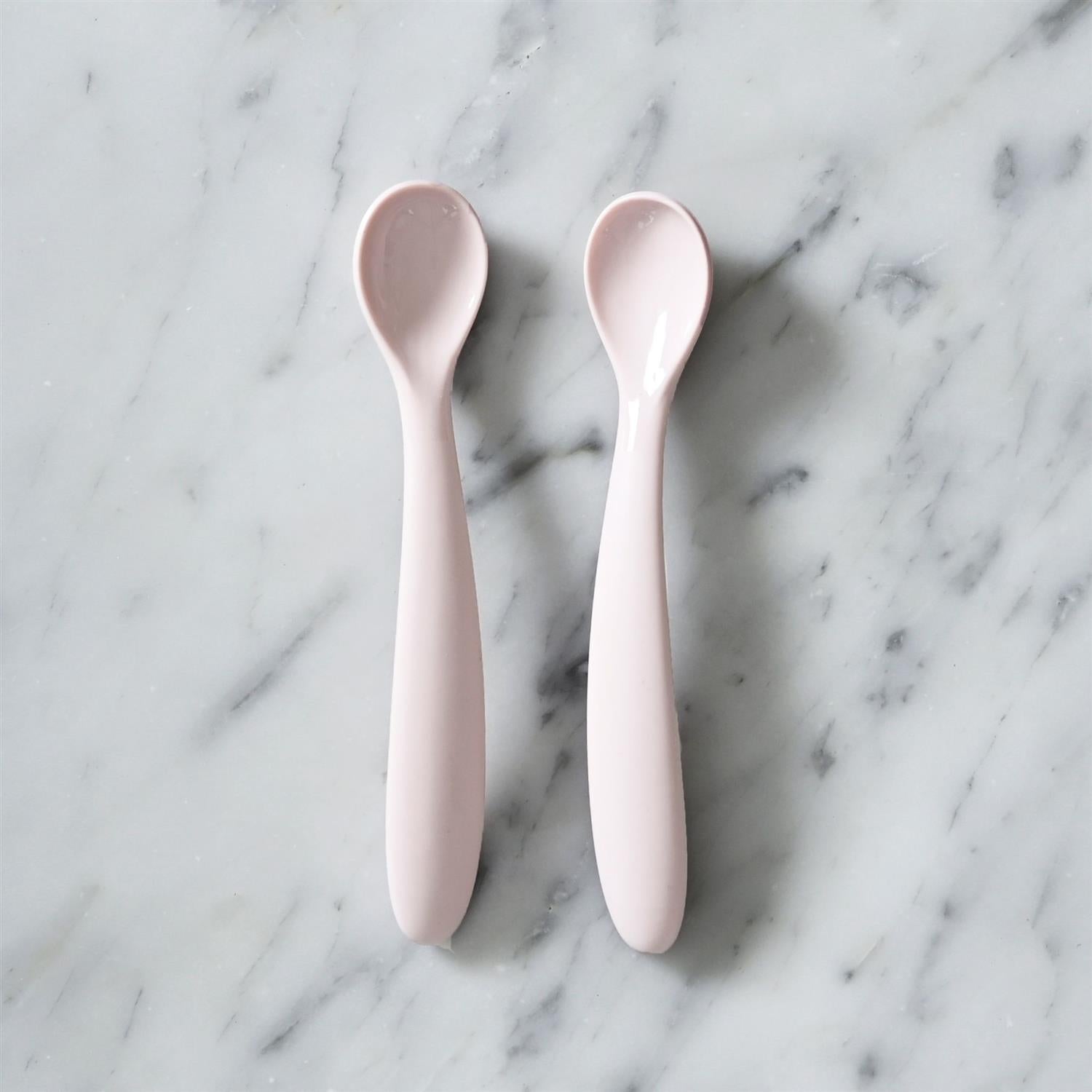 JACK o JUNO Feeding Spoons 2pk. Lys Rosa