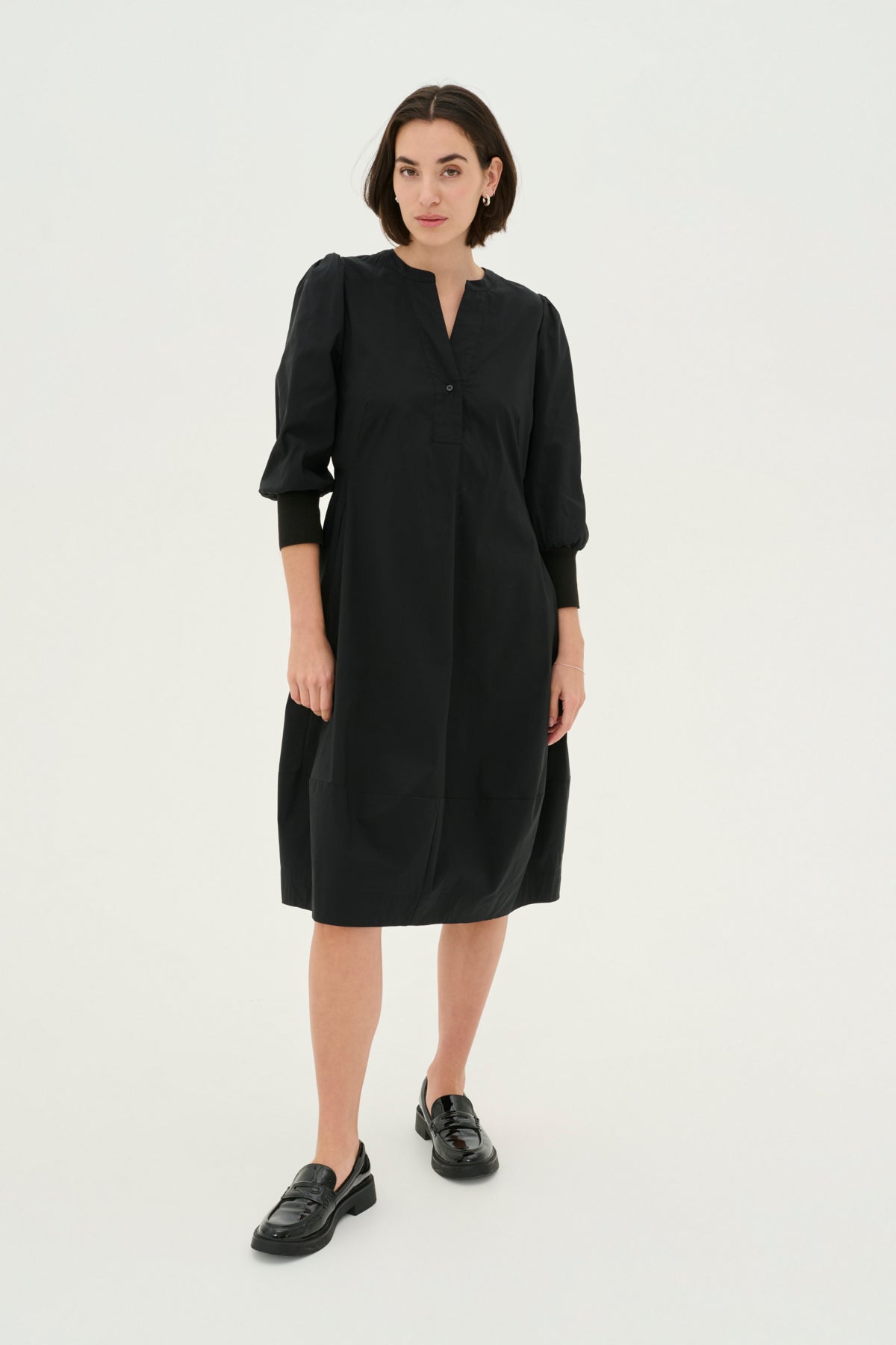 CULTURE Antoinett 3/4 sleeve Dress Black