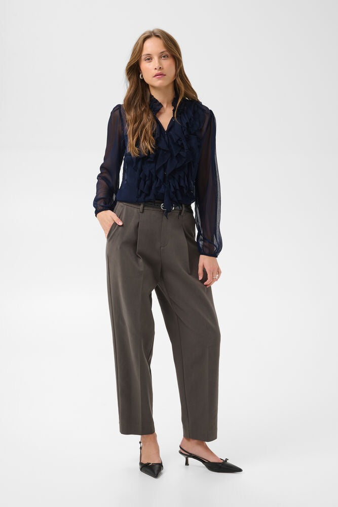 SAINT TROPEZ Lilja Crinkle LS Shirt
