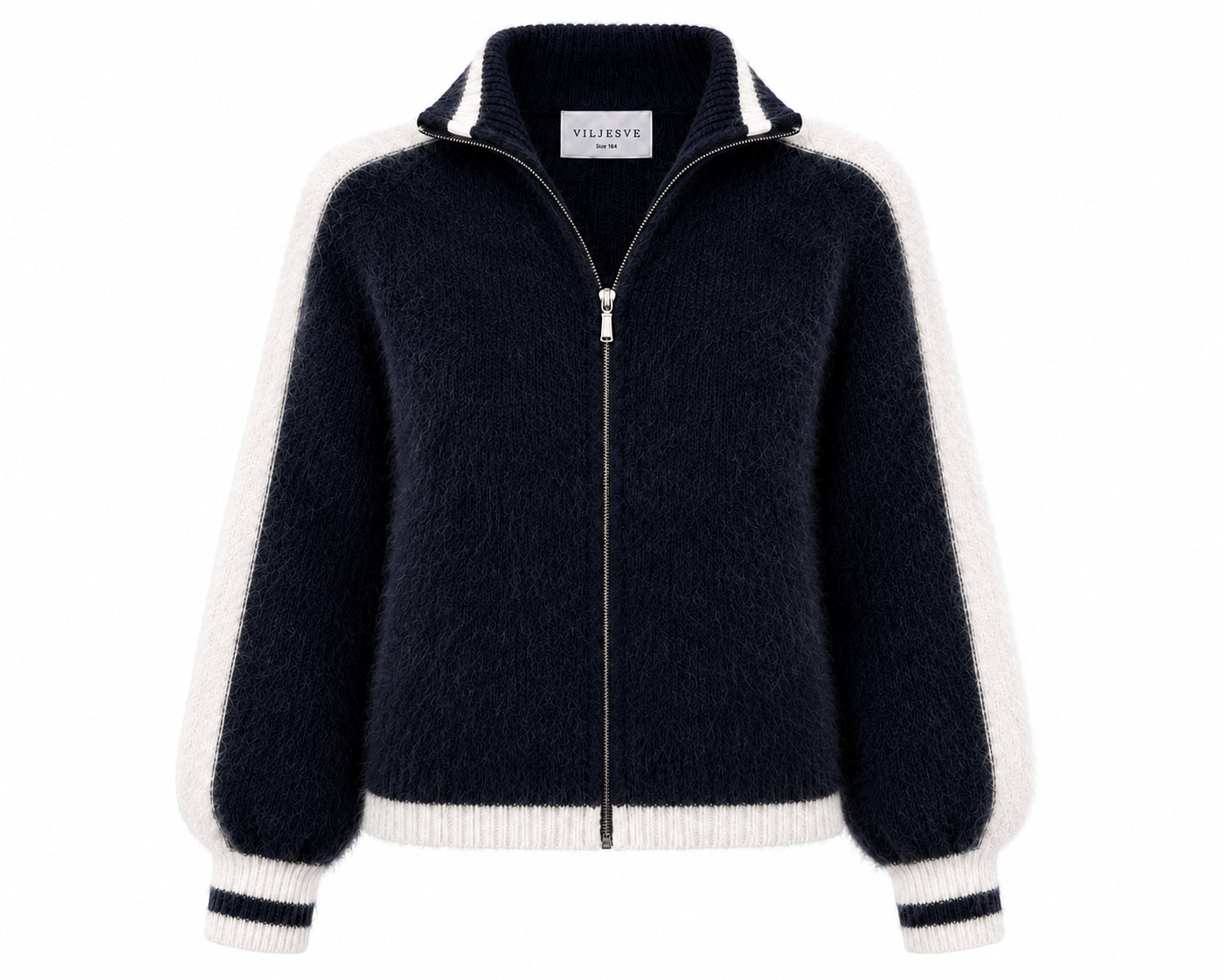 VILJE OG VE Lyra Mohair Jakke Deep Navy