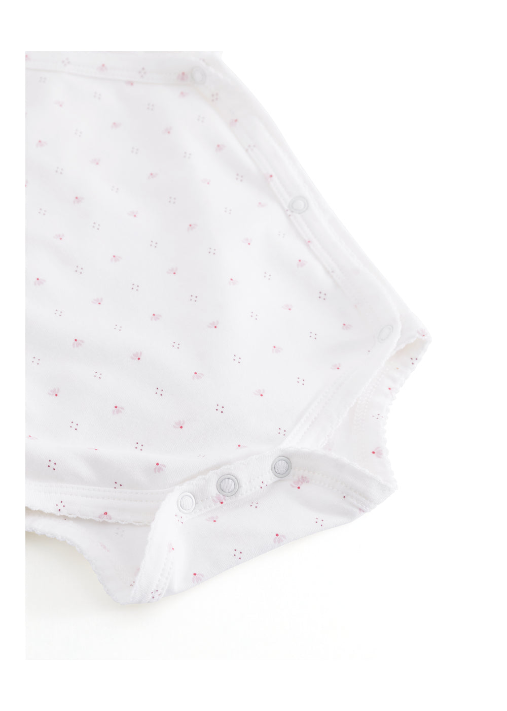 MARMAR COPENHAGEN 0-3ÅR Belito body,Newborn Hvit/Rosa - Farmor Ingvarda