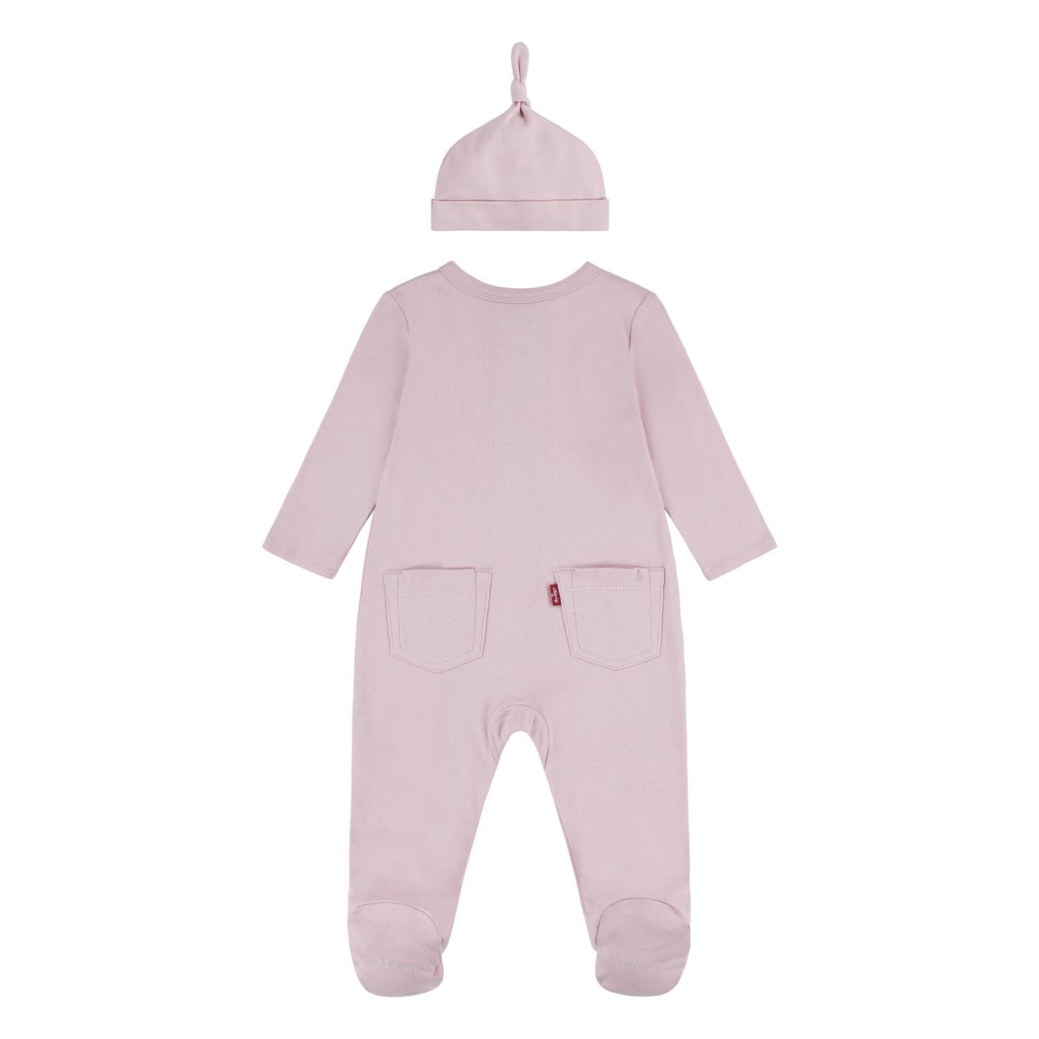 LEVIS 0-3ÅR Heldress m/lue Rosa