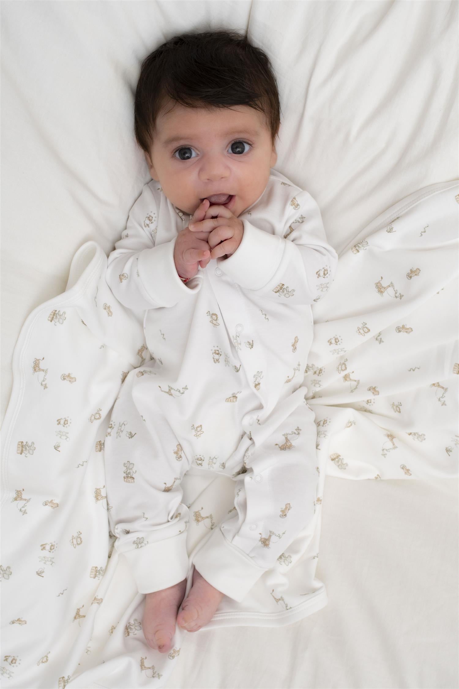 LIVLY Celebration Parade Overall Hvit - Farmor Ingvarda