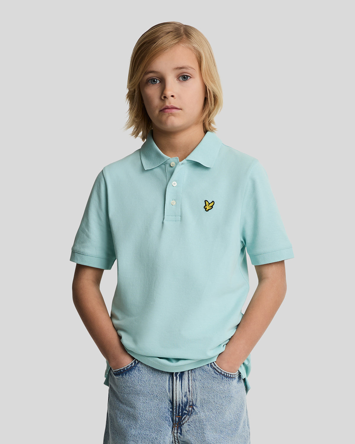 LYLE & SCOTT Polo T-skjorte Mintblå