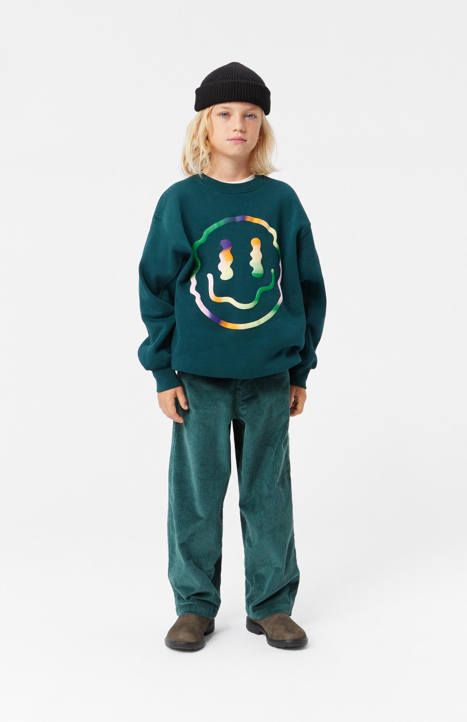 MOLO 4-12ÅR Magni Sweater Mørkegrønn