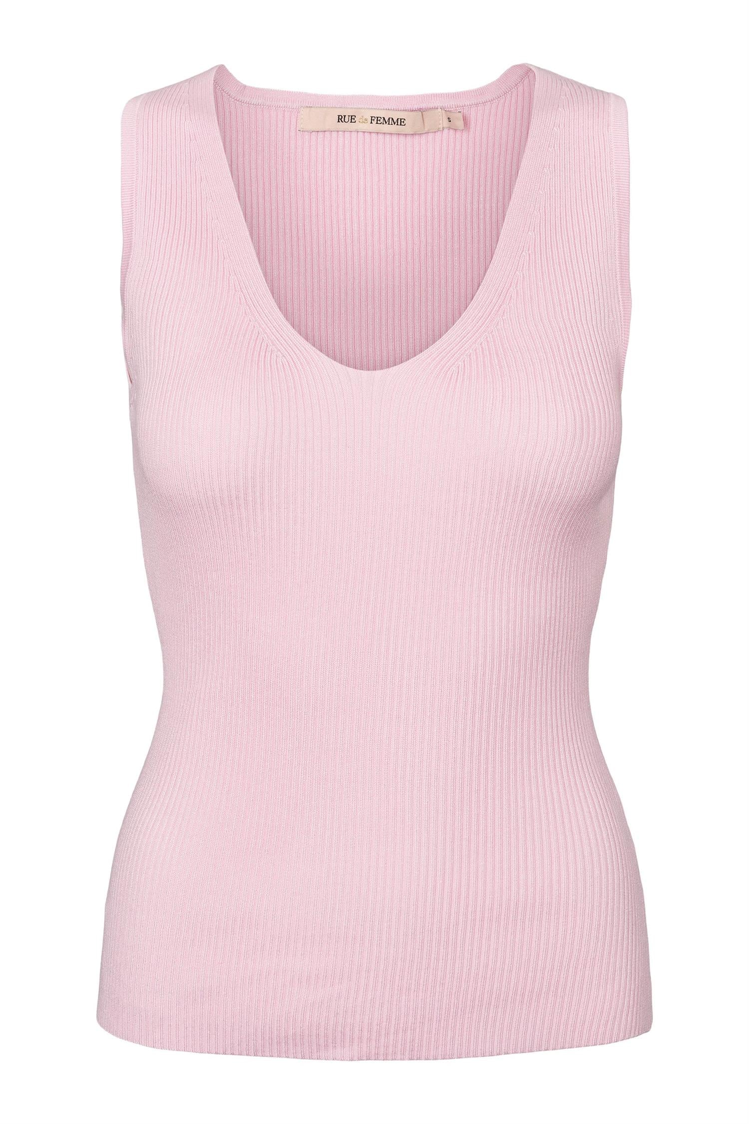 RUE de FEMME Softy Galatea knit top Crystal Pink