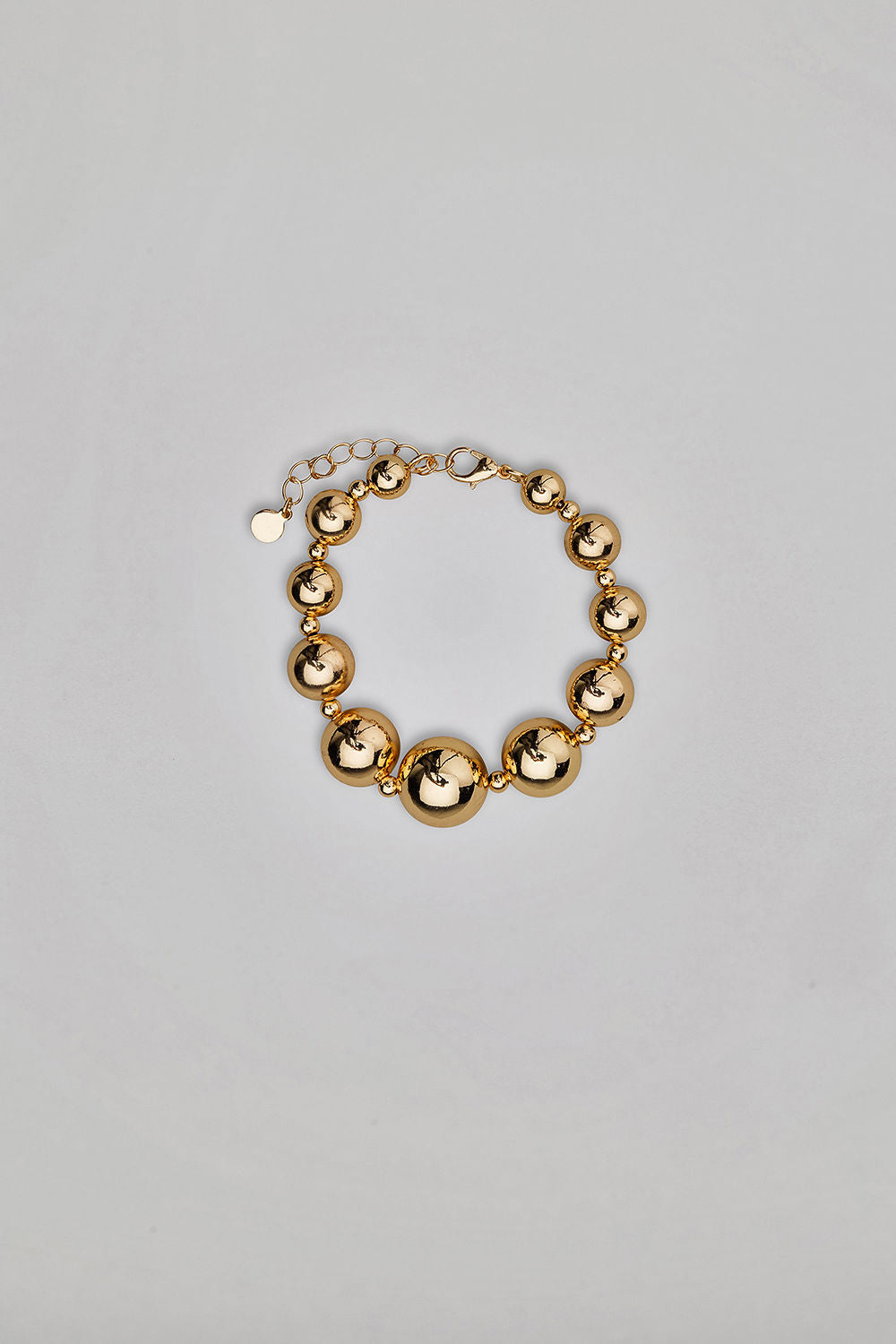 BOW 19 Bead Bracelet Gold