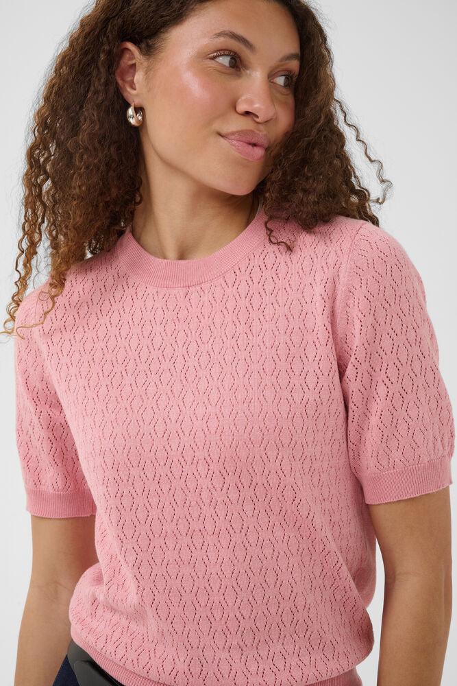 SAINT TROPEZ Mila Pointelle SS Pullover
