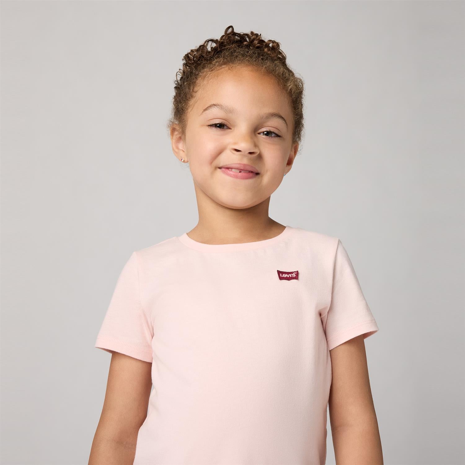 LEVIS T-skjorte m/liten logo Lys Rosa