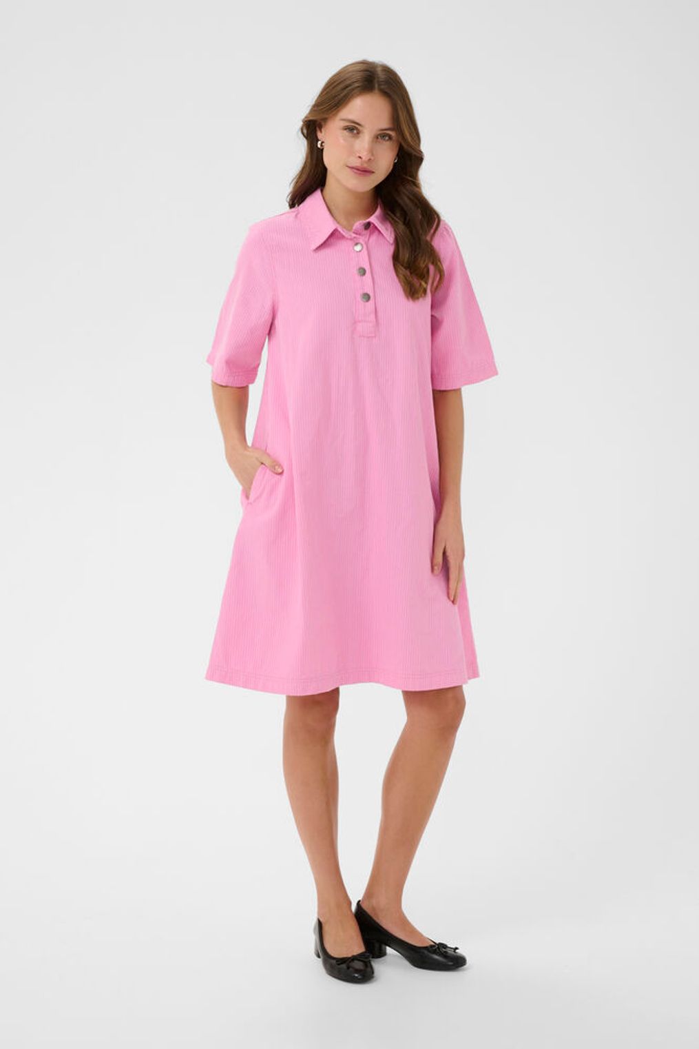 CULTURE Ayna Dress Pink - Farmor Ingvarda