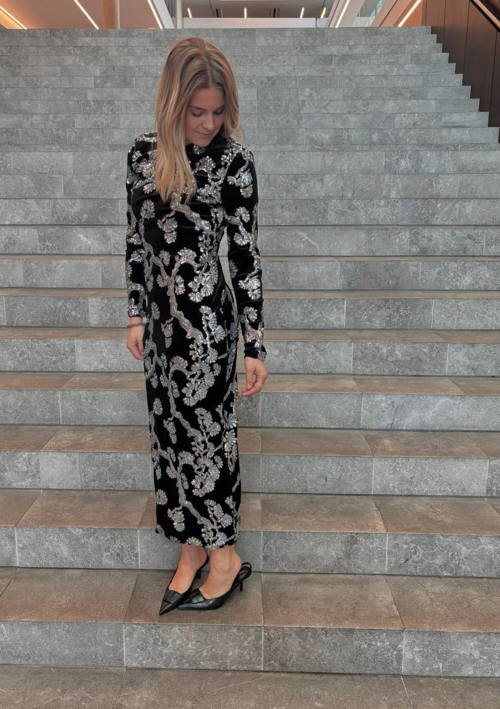 YAS Yasflorana Long Dress