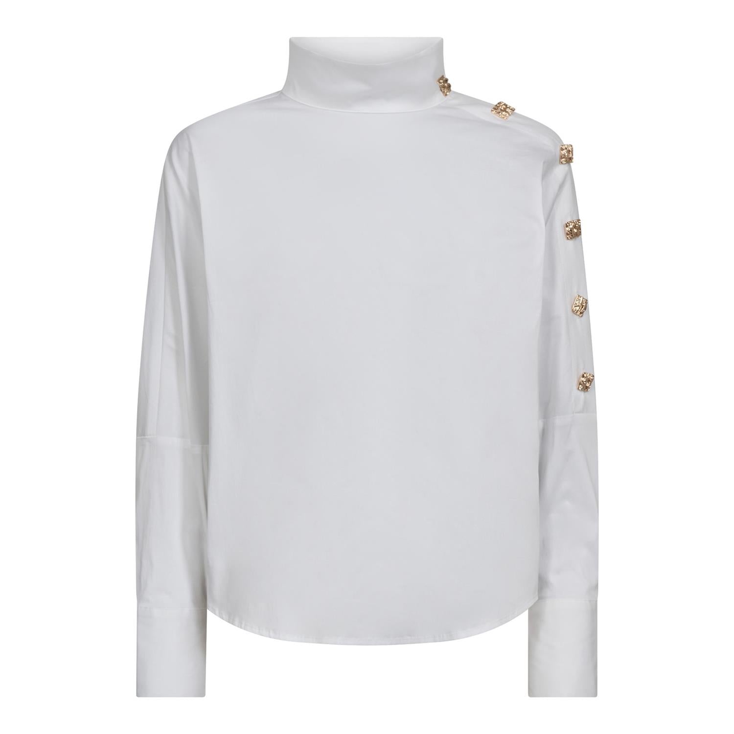 CO´ COUTURE Sanna Asym Button Blouse