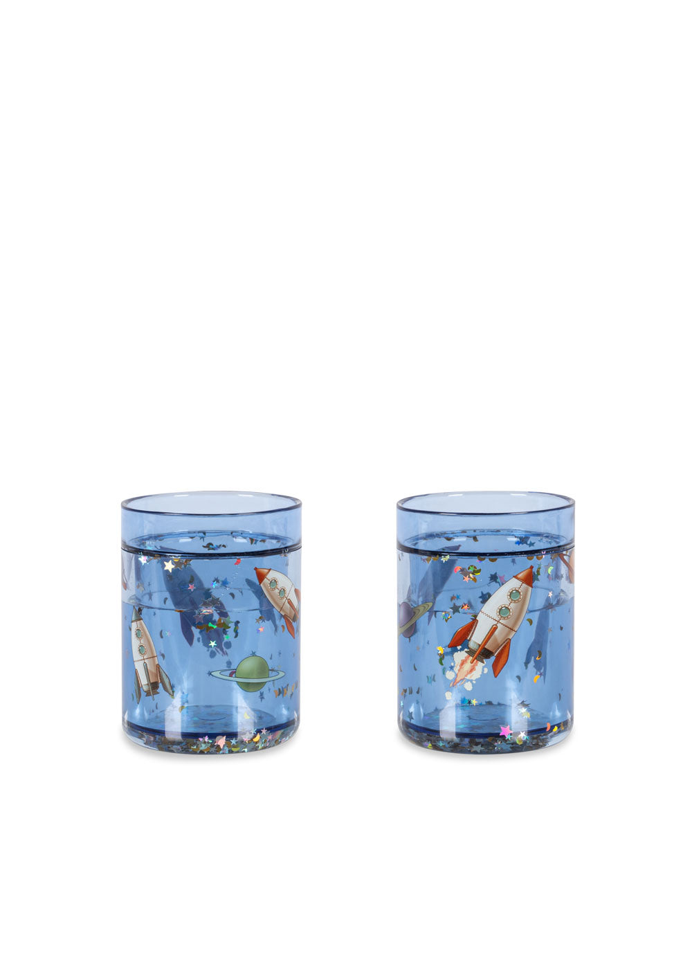 KONGES SLØJD 2pk Glitter Cups Blå