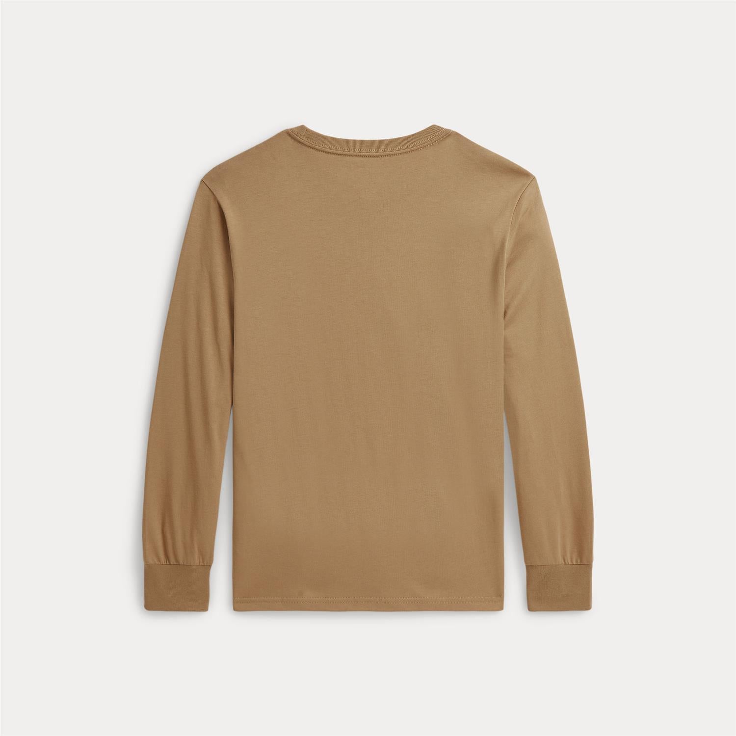 RALPH LAUREN 8-16År Polo Bear Longsleeve Camel
