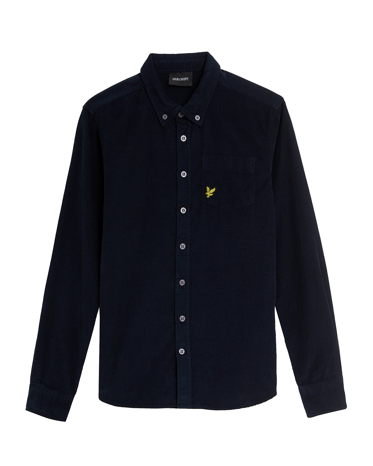 LYLE & SCOTT Cord shirt Mørkeblå