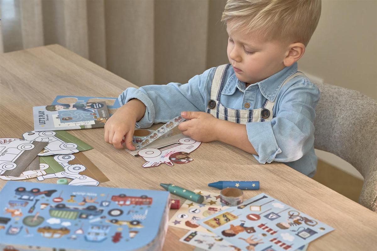 LITTLE DUTCH Kreativ Koffert,Vehicles