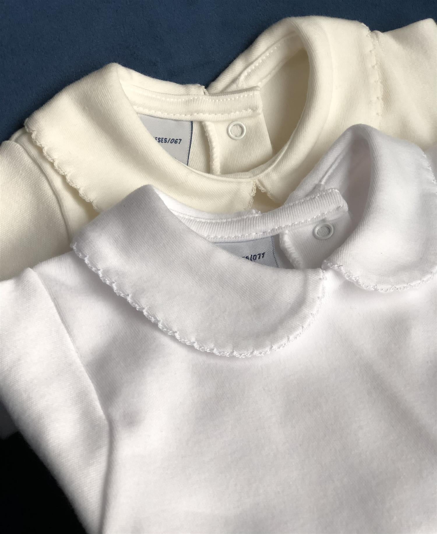 BABIDU 1190 Body M/Krage Offwhite - Farmor Ingvarda