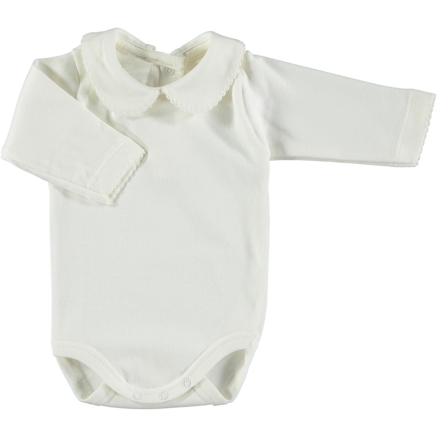 BABIDU 1190 Body M/Krage Offwhite - Farmor Ingvarda